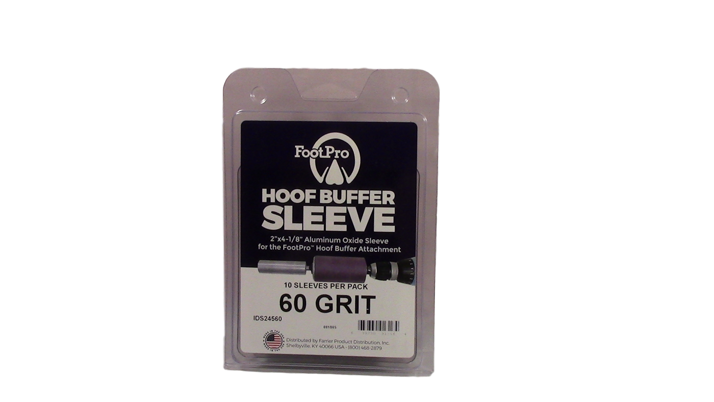 Hoof Buffer Sleeves 60 Grit PK