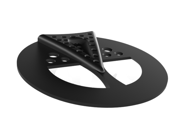 3D Half Mesh Pads Flat