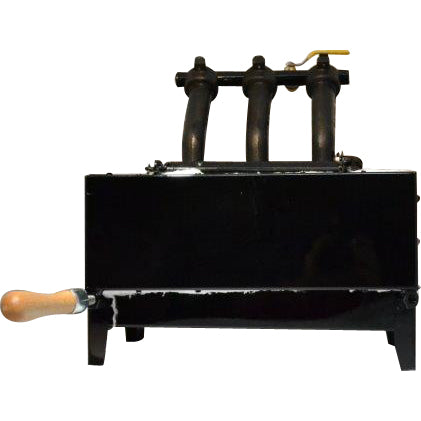 NC Low Boy 3 Burner Forge w/ 3 Burner Cut Off & Open End Ports