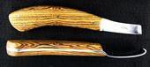 Ringel Offset Hoof Knife w/ Wood Handle RH