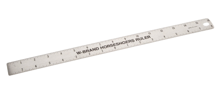 W-Brand Horseshoer's Ruler